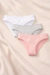 Chilot dama clasic, Set 3 Bucăți,Culoare diversificata, Engros
