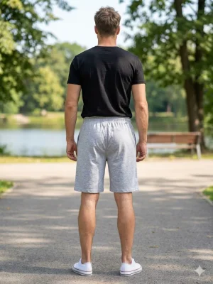 Pantaloni Scurți Bărbați,culoare Gri, Engros