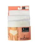 Chilot dama clasic, Set 3 Bucăți,Culoare alb, Engros