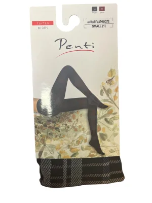 Dres dama Penti TARTAN ,80 den ,Culoare Antarsit ,Engros