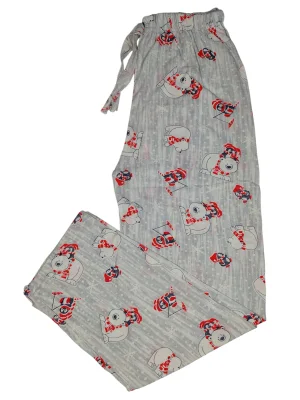 Pantaloni pijama dama Craciun,Culoare Gri,Engros