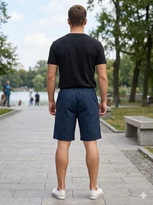Pantaloni Scurți Bărbați,culoare Bleumarin, Engros