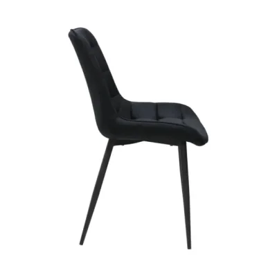 Scaun din Catifea Babyface,Negru,Engros