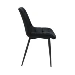 Scaun din Catifea Babyface,Negru,Engros
