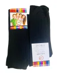 Sosete fetite inalte,Culoare Negru,Engros