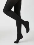 Dres dama, Penti Cotton, Bumbac/Poliamida, Negru Engros