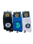 Sosete barbatesti ,Imprimeu Bitcoin,Culoare Diversificata,Engros