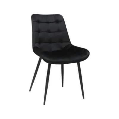 Scaun din Catifea Babyface,Negru,Engros