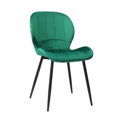 Scaun Verde din Catifea Babyface,Engros