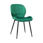 Scaun Verde din Catifea Babyface,Engros