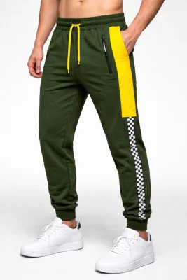 Pantaloni de sport barbat ,culoare kaki ,Engros