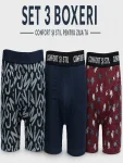 Boxer de Barbati 3XSet , Culori Diversificate,Engros