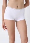 Boxeri Dama cu Dantela,Culoare Alb,Engros