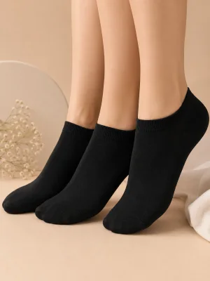 Șosete Scurte damă Serena 3/set–  culoare negru ,Engros