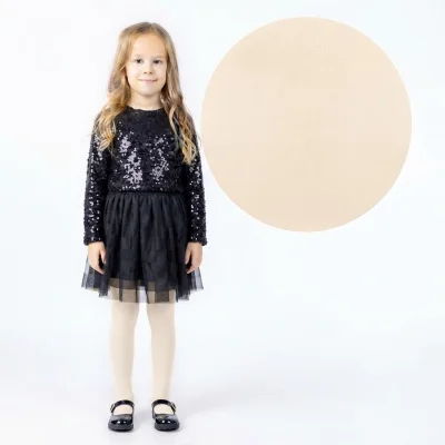 Dres penti copii ,micro 40 den, mat, opac, vanilie Engros