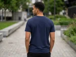 Tricou bărbătesc Seren Run Faster”. culoare Bleumarin, Engros