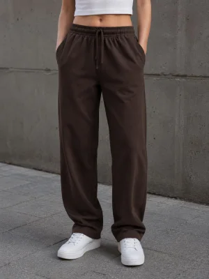 Pantaloni de trening dama Serena ,culoarea maro, Engros