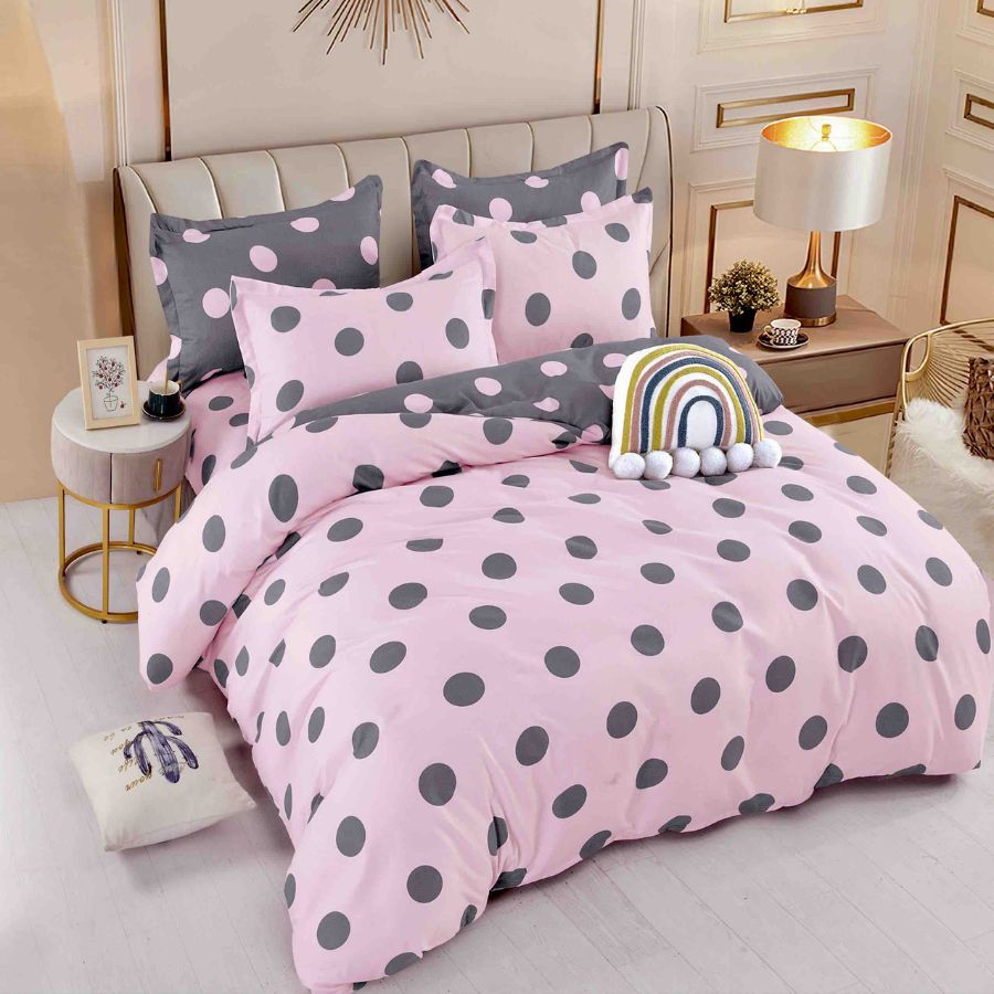 Lenjerie de pat finet cu elastic 6 piese, JOJO Home, engros